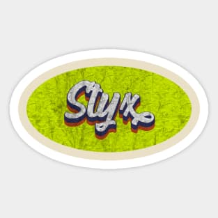 Vintage Styx Sticker